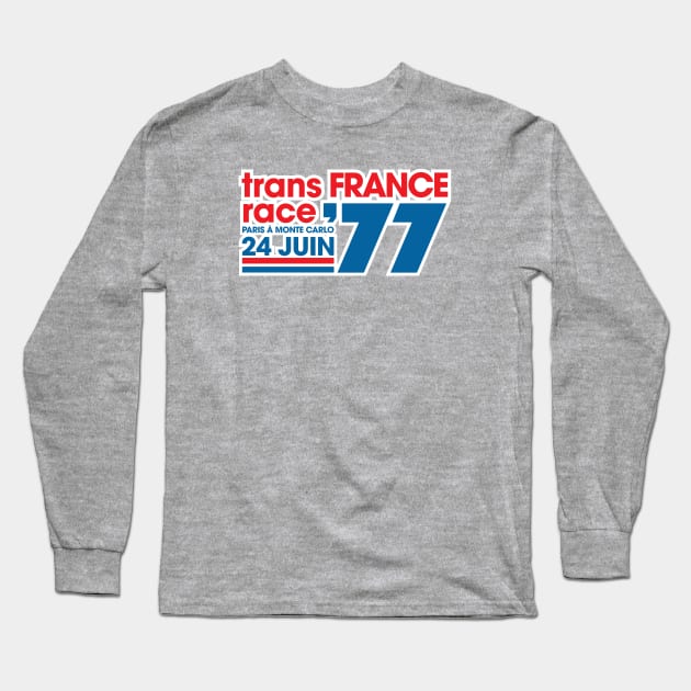 TransFrance Race Design Long Sleeve T-Shirt by jepegdesign